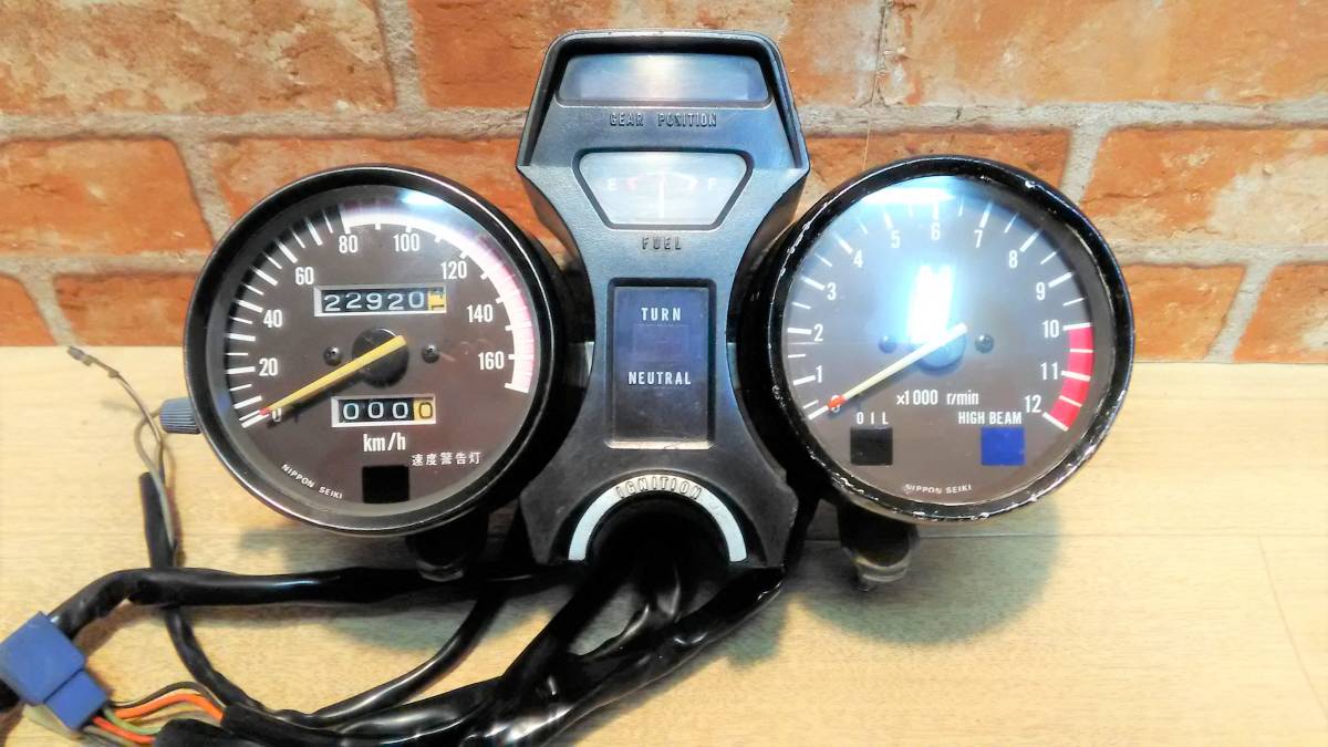 GSX400F GSX400FS Gフォア スズキ 純正 スピードメーター & タコ