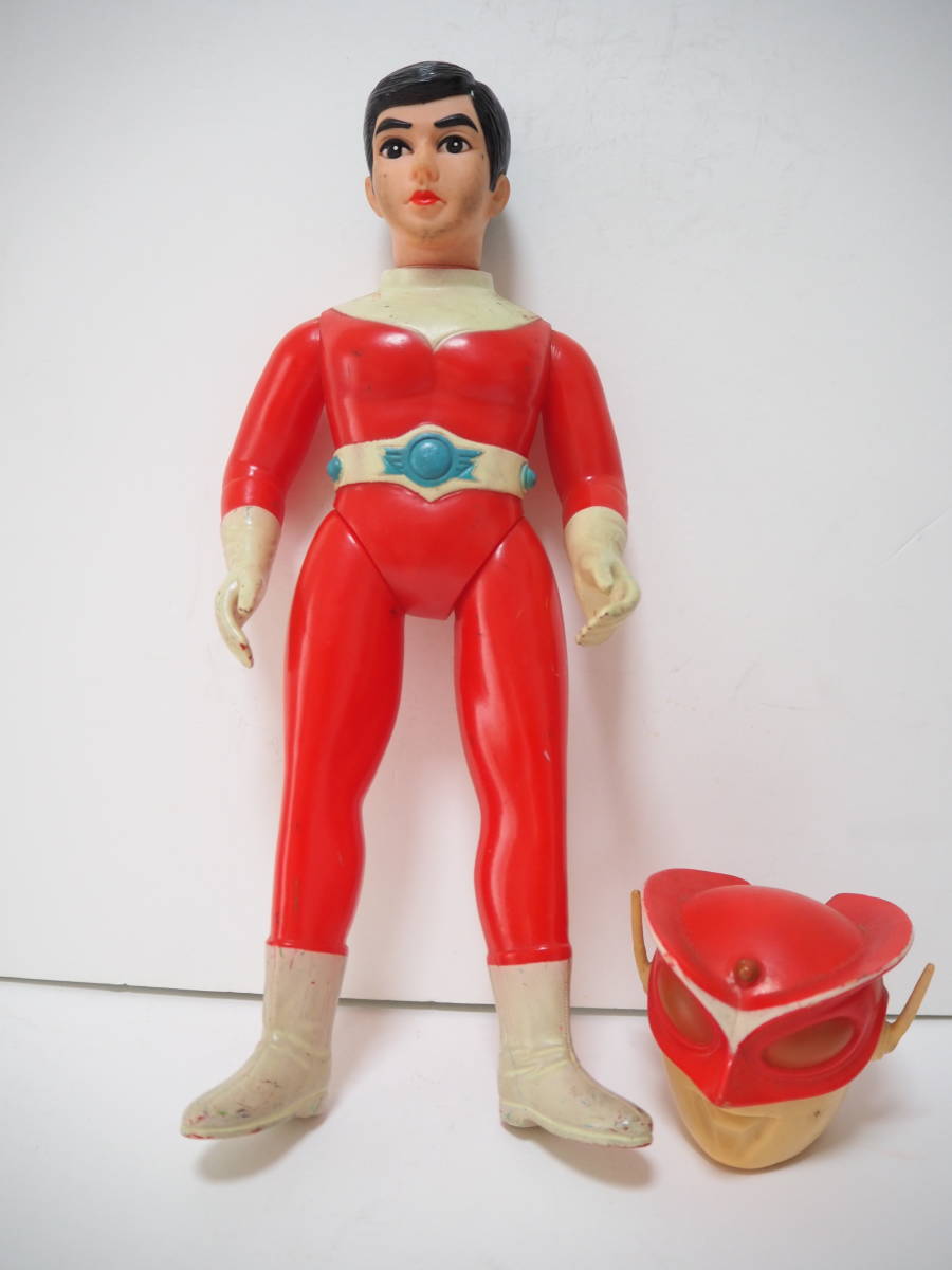 ゴッドマン & レッドマン ソフビ ブルマァク 面取れ 貴重 当時物