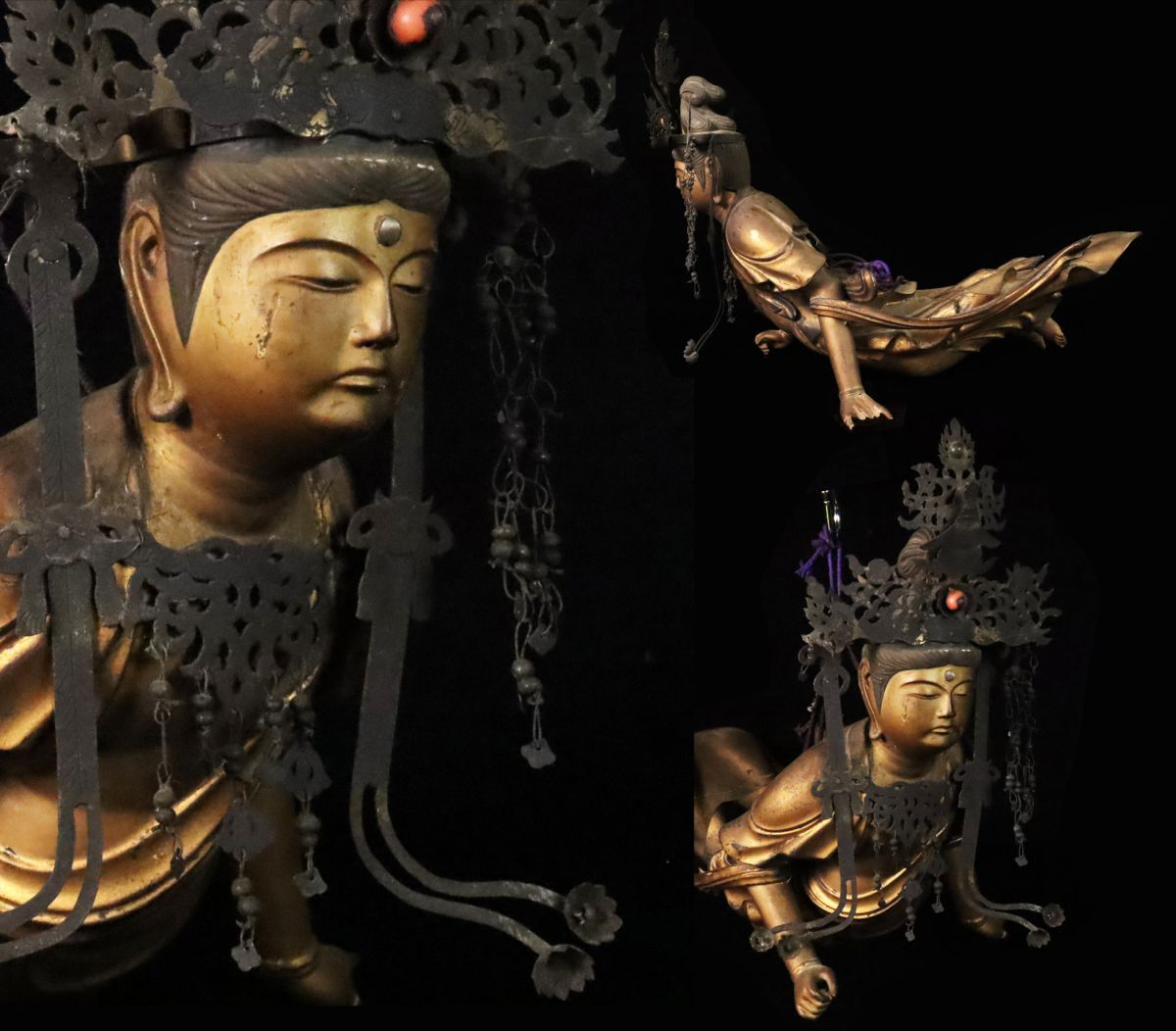 古美術 彫刻 竹彫 時代 竹根 人物 竹彫刻