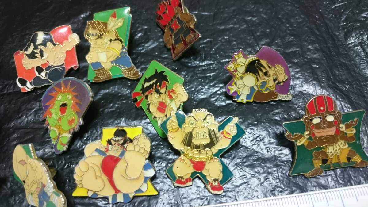 ストリートファイター ピンズセット STREET FIGHTER Ⅱ ピンバッジ