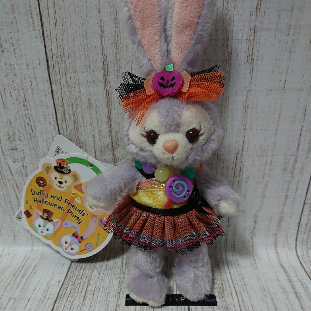 ダッフィー ＆フレンズ ハロウィン ぬいぐるみバッジ ステラルー 顔