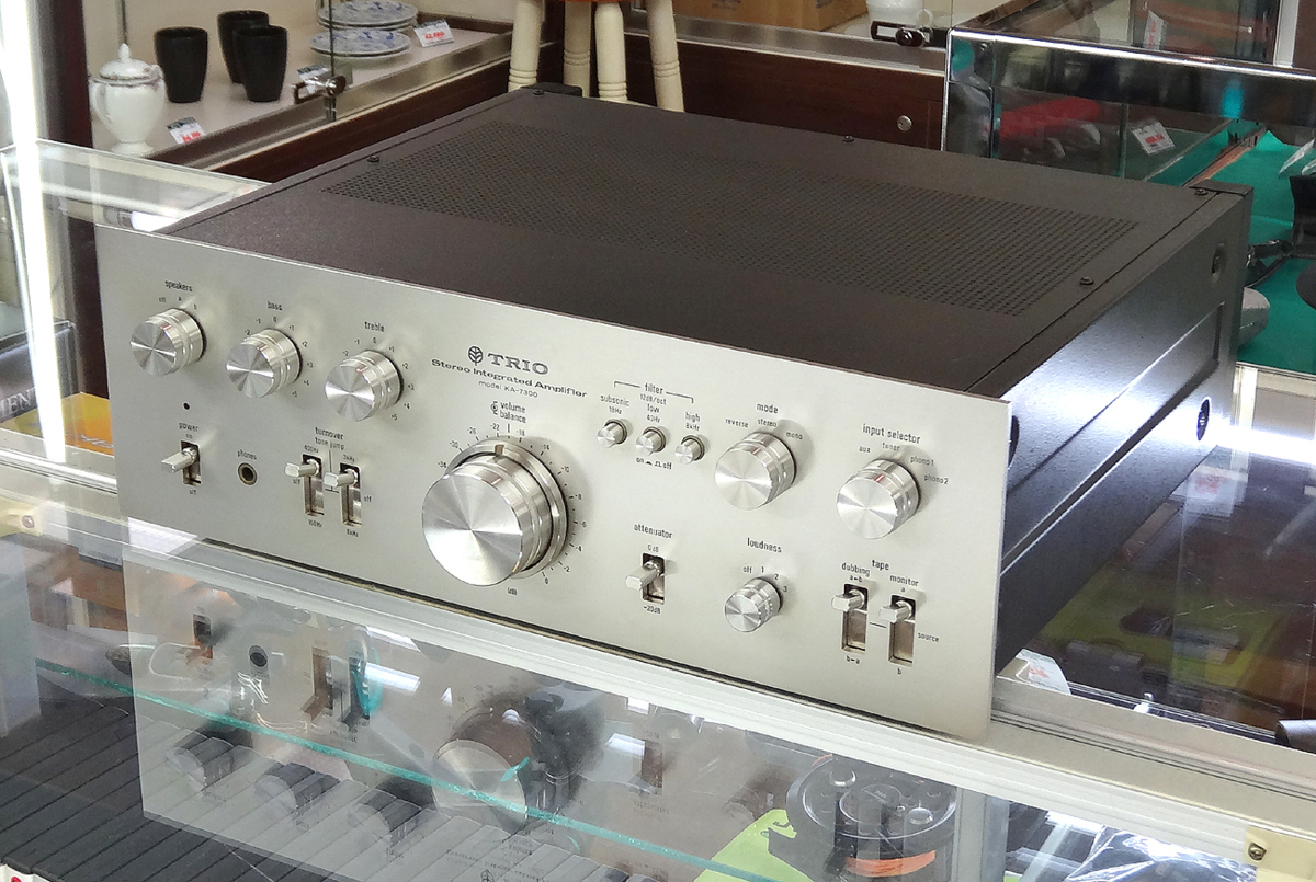 動作良好 TRIO⁄トリオ インテグレーテッドアンプ KA-7300 左右独立