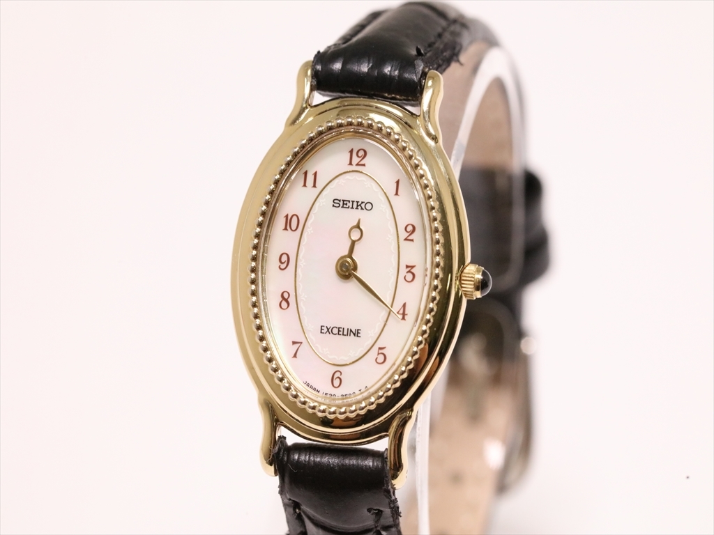 稼働品SEIKO EXCELINEセイコーエクセリーヌ腕時計 1221-5020 セイコー