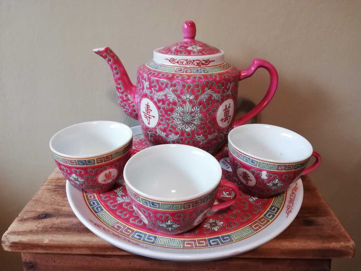 中国 景徳鎮 骨董品 染付 茶碗 景徳鎮茶器 蓋碗磁器製 中国茶器セット