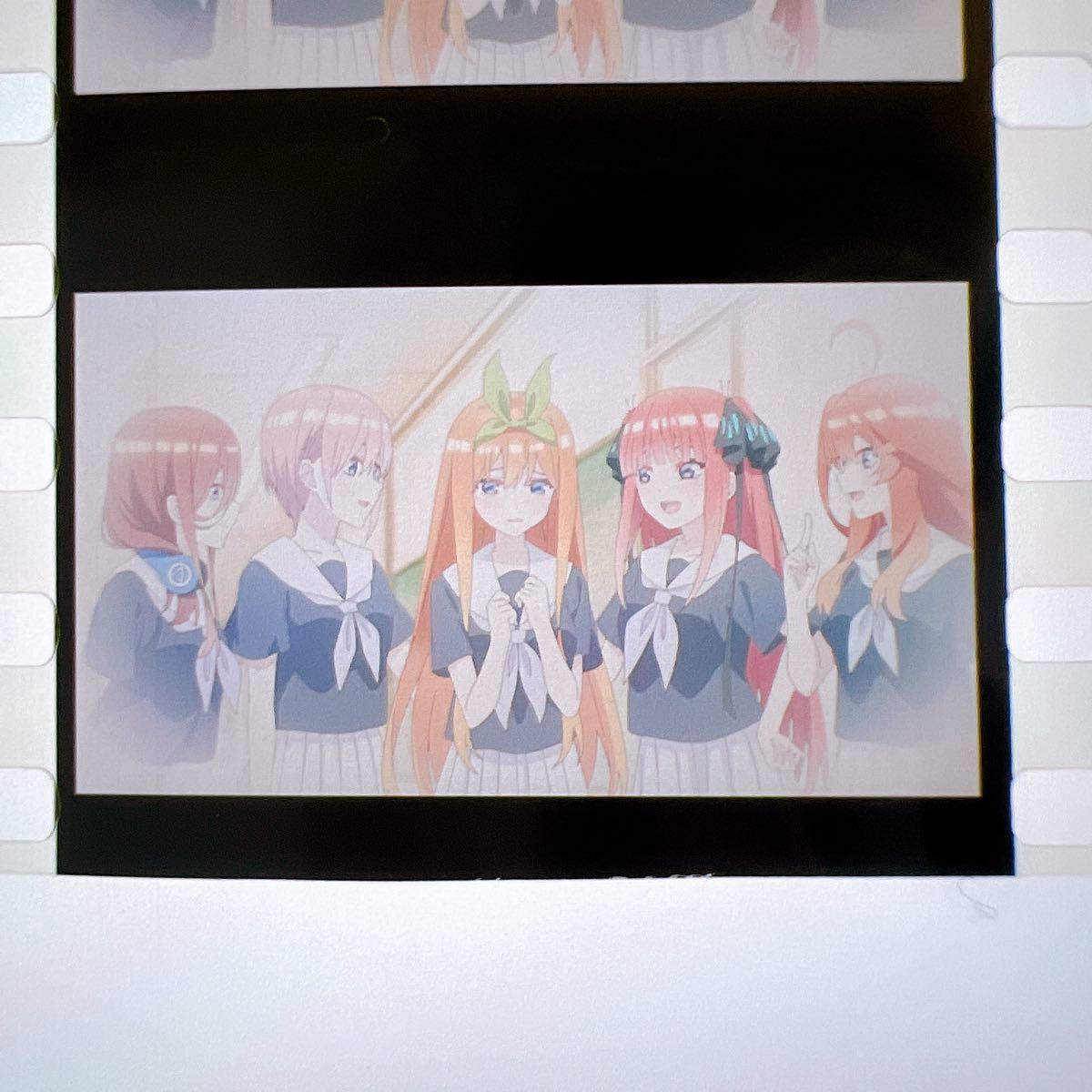 五等分の花嫁 映画入場特典 生コマフィルム 中野三玖 泣き顔シーン