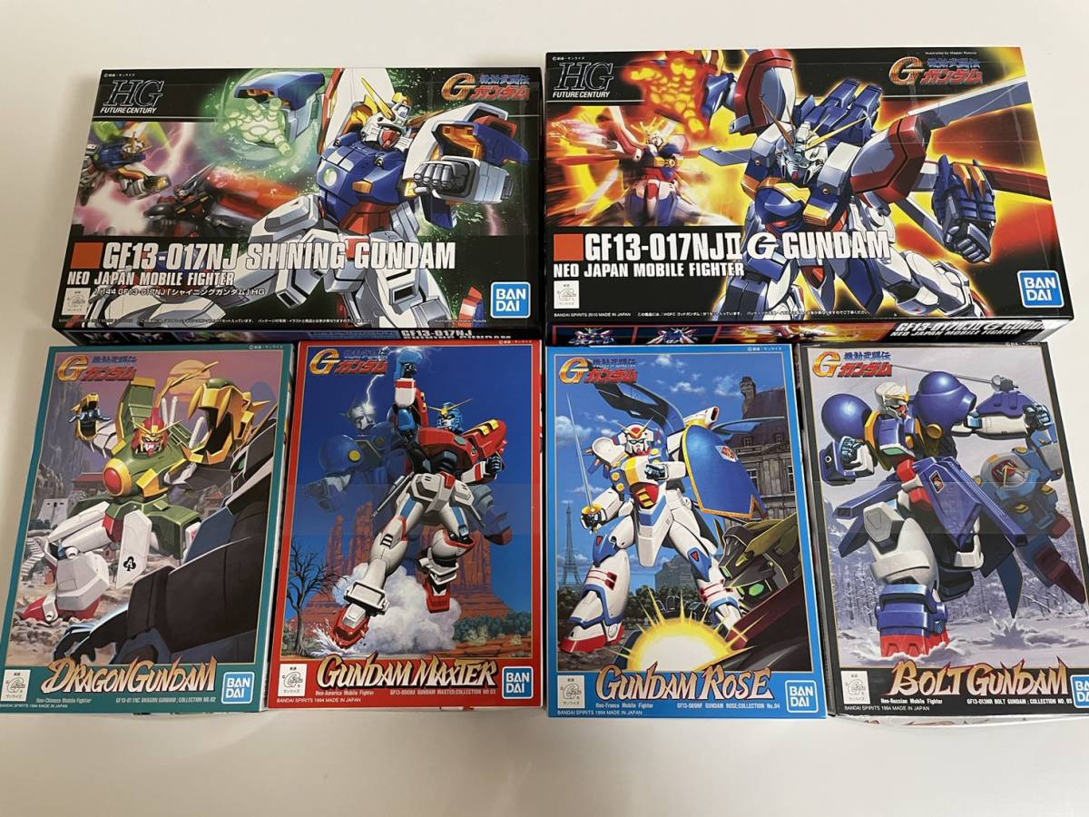 Gガンダム旧キット6体セット 未使用】【未組立】ガンプラ6体セット