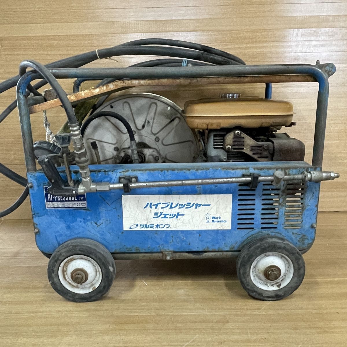 KB2ツルミ鶴見製作所☆HPJ-550WE2 エンジン式高圧洗浄機 高圧洗浄機