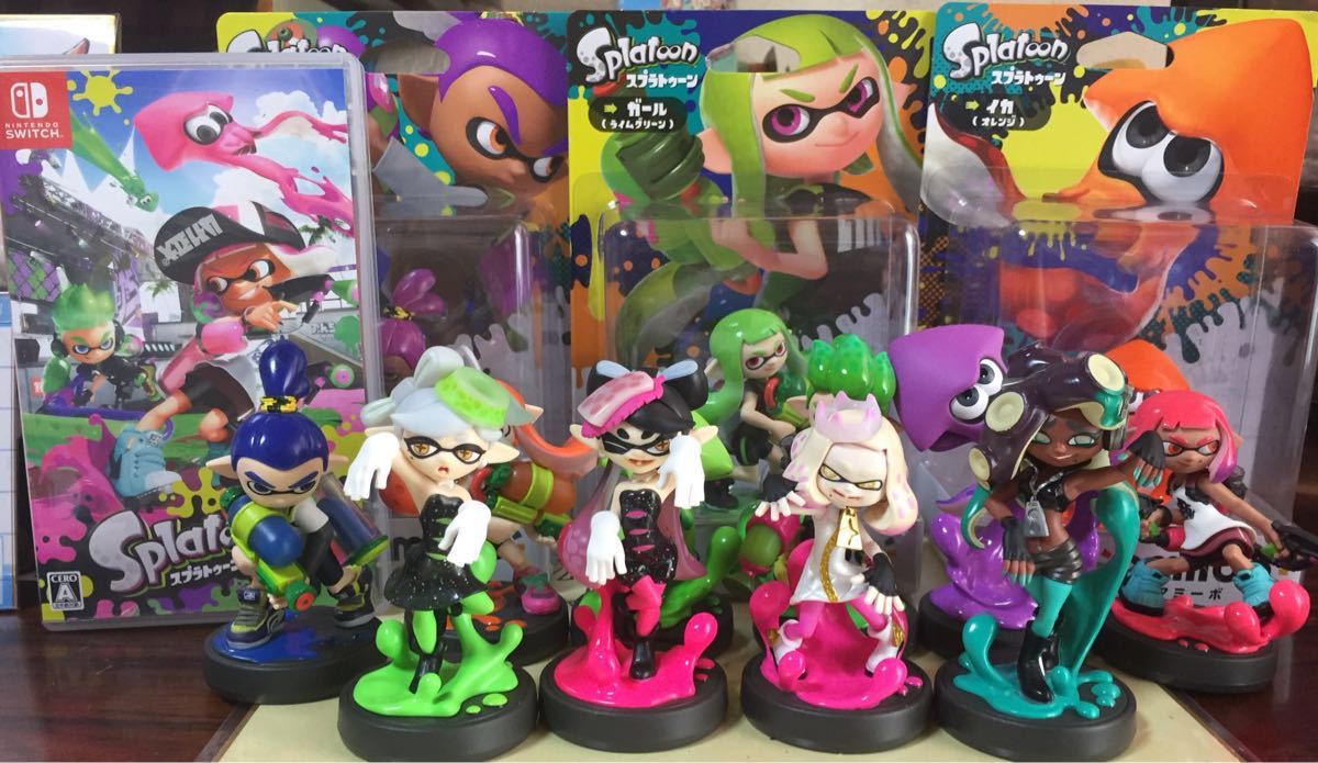 スプラトゥーン アミーボ 全種類 スプラトゥーン3 amiibo ギア一覧