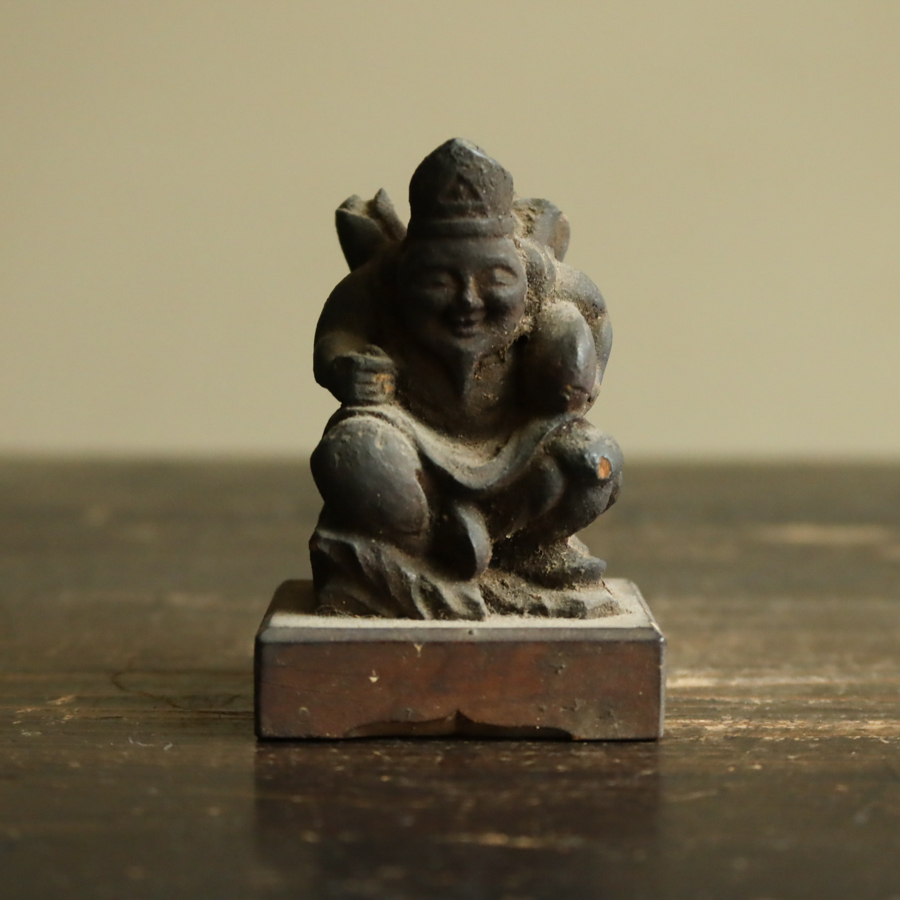 □七福神・えびす様 ブロンズ像□置物・銅像・福の神・恵比寿・開運