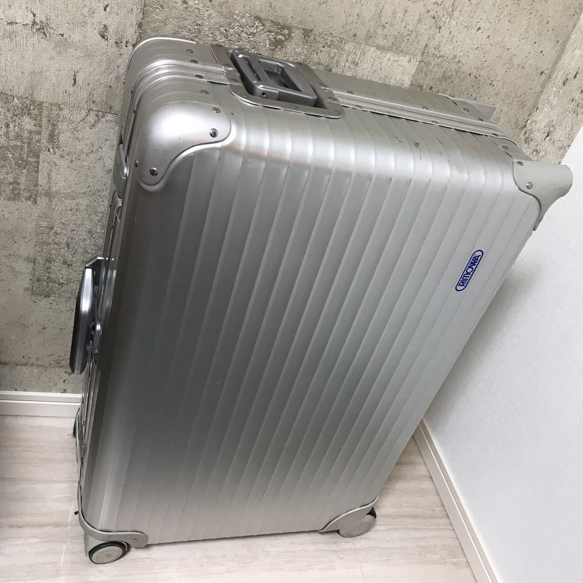 RIMOWA リモワ 82L 青ロゴ シルバーインテグラル スーツケース リモワ
