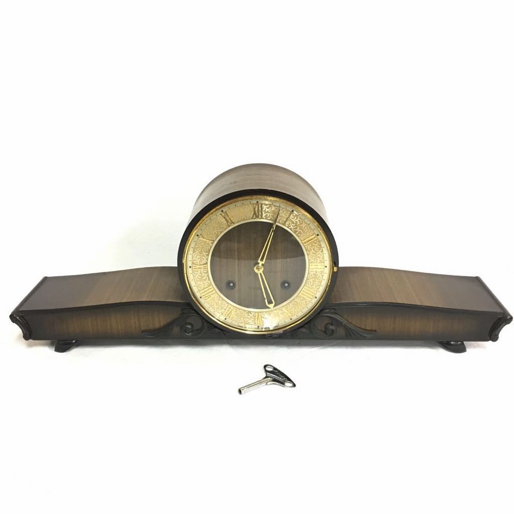 ドイツ製Frick Nachf置時計日の出型ウエストミンスターチャイム 【公式