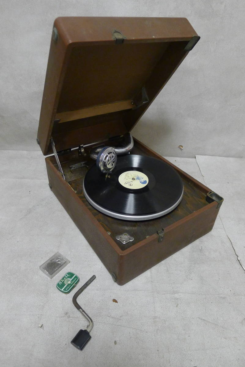 テイチクポータブル蓄音機T-23