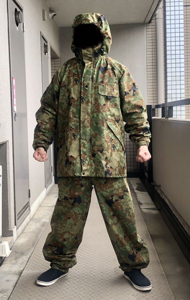 割引 自衛隊 雨衣 ゴアテックス 赤城工業 実物 自衛隊 雨衣 ゴアテック