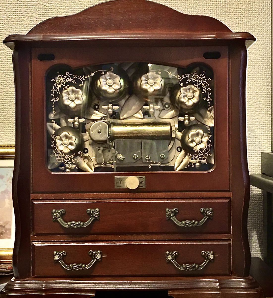 Sankyo オルゴールジュエリーボックス 美しき青きドナウ アンティーク