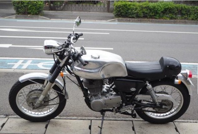 SR400/500用 ブルックランズ アグスタタイプ アルミタンク & コルサ