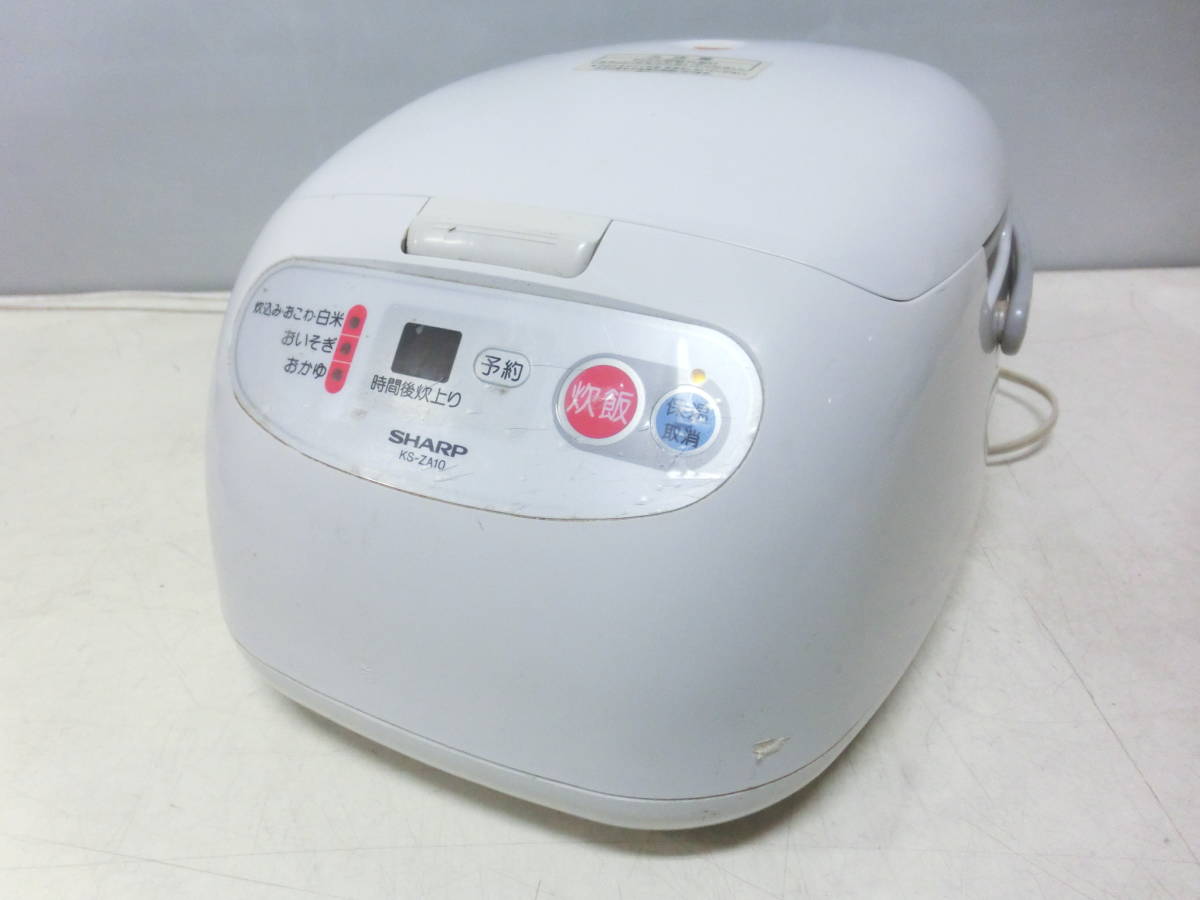 未使用保管品 SHARP シャープ ジャー炊飯器 KS-F105-W 5合炊き SHARP