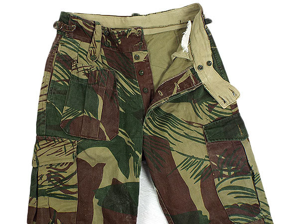 英連邦ローデシア傭兵迷彩カーゴパンツ ローデシア軍・南アフリカ軍
