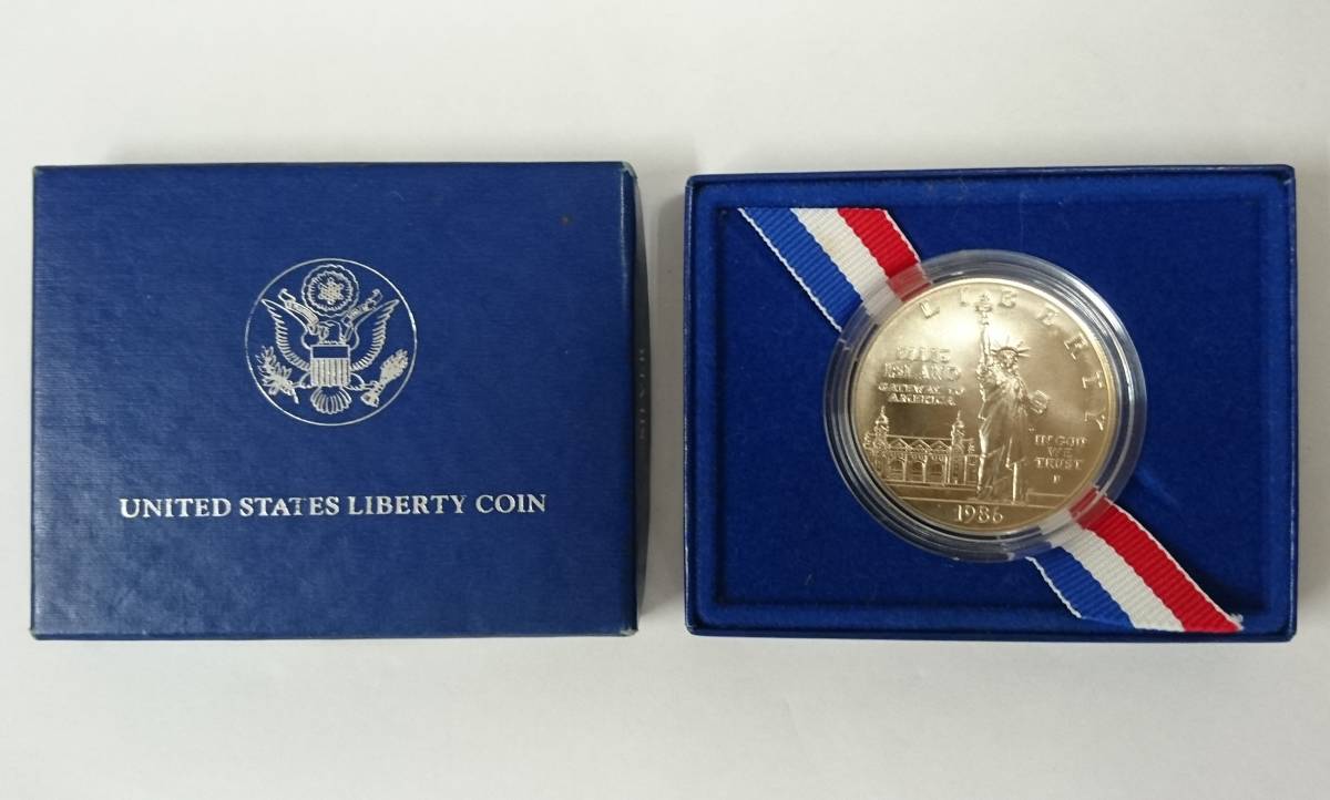 自由の女神記念1ドル銀貨 1986年