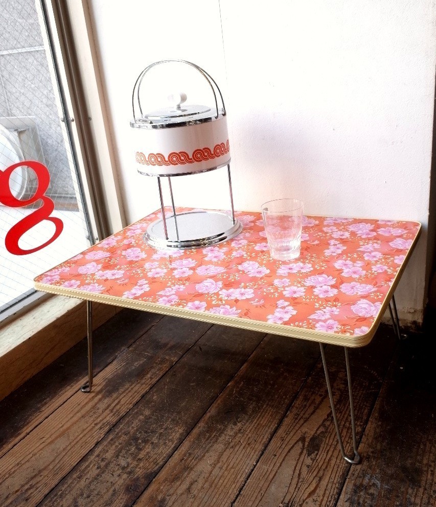 昭和レトロ折りたたみテーブル