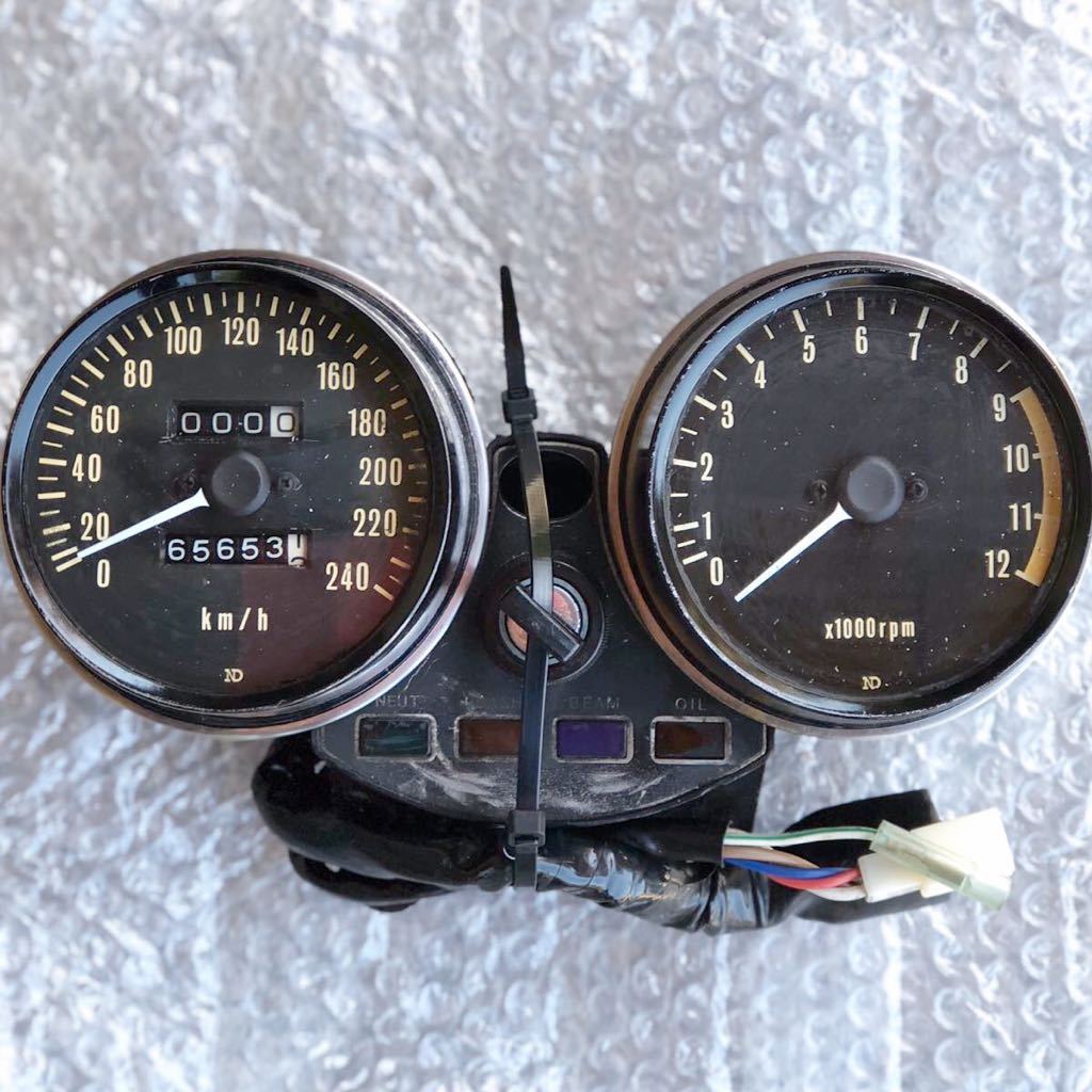 KZ1000Mk2純正スピードメーター mph / km/h 160 79-]カワサキZ1000Mk