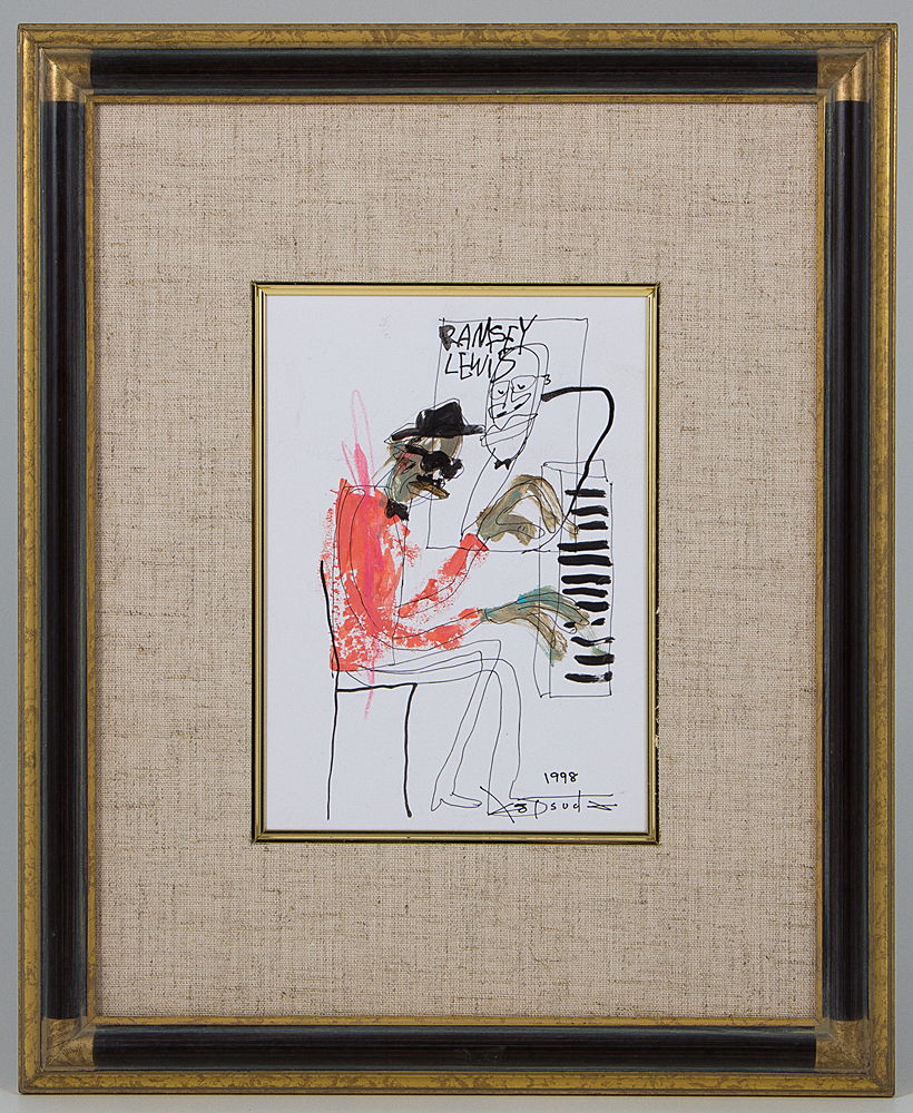 絵画・額縁・版画・津田耕・新品未使用・JAZZ・Play Ⅰ・美術品