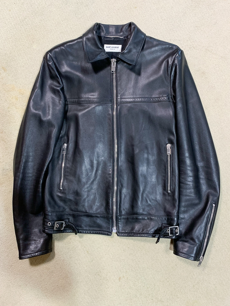 saint laurent サンローラン ライダース カフェレーサー レザー