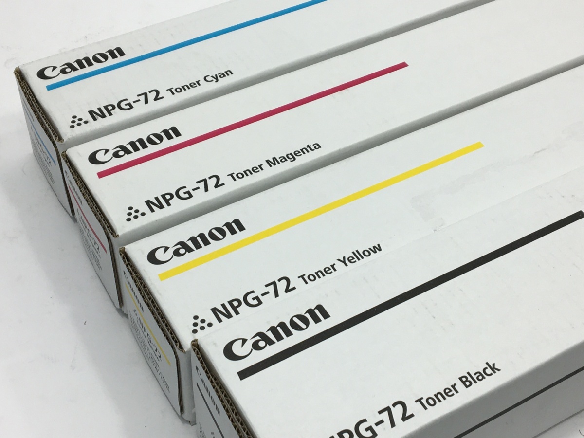 未使用キャノンコピー機用トナーNPG-67各色2本セット 【公式通販】