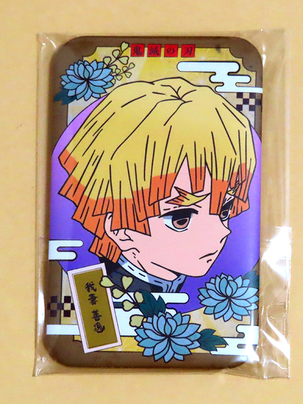 新品】鬼滅の刃 まるかく カンバッジ 3 当たり 1.5倍 我妻善逸