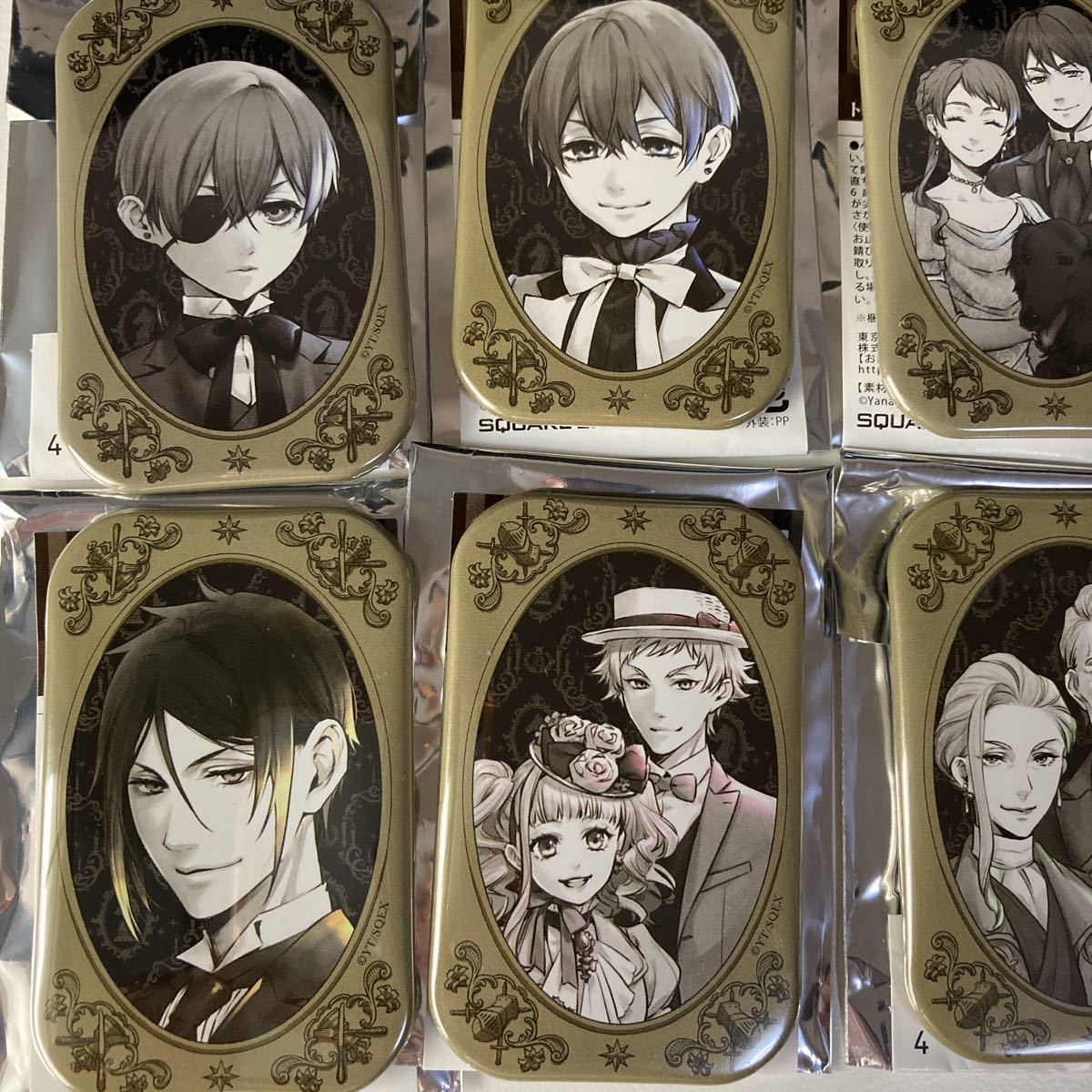 ③黒執事展 Rich Black 限定 シエル 缶バッジ 黒執事展 Rich Black 限定