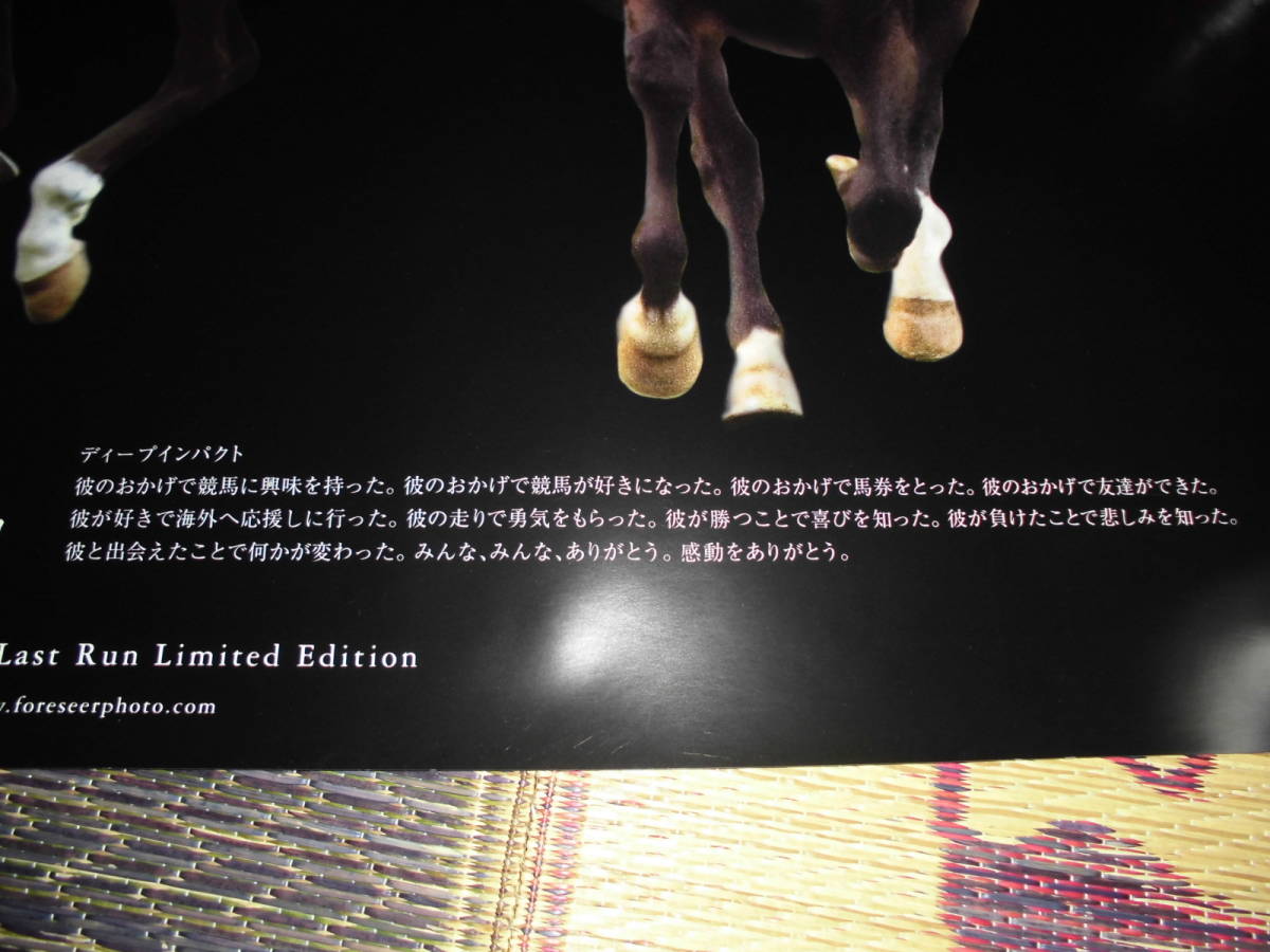 競馬］ディープインパクト JRA ポスター「感動をありがとう」