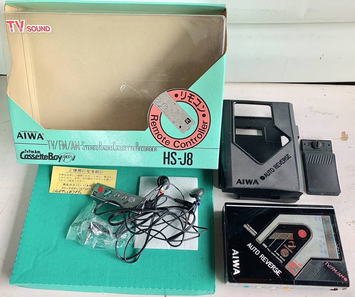 ジャンク AIWA Cassette Boy HS-J8
