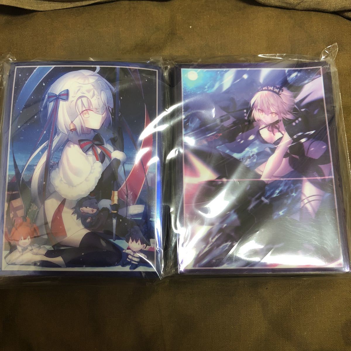 Fate ジャンヌダルク 光崎 サイン プレイマット /スリーブセット Fate