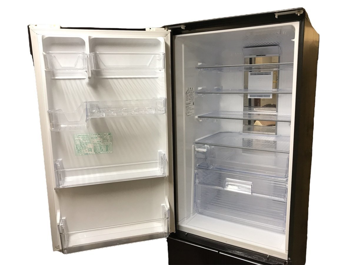 SHARP/シャープ 両開き 冷凍冷蔵庫 415L SJ-GT42E-R 2018年 レッド