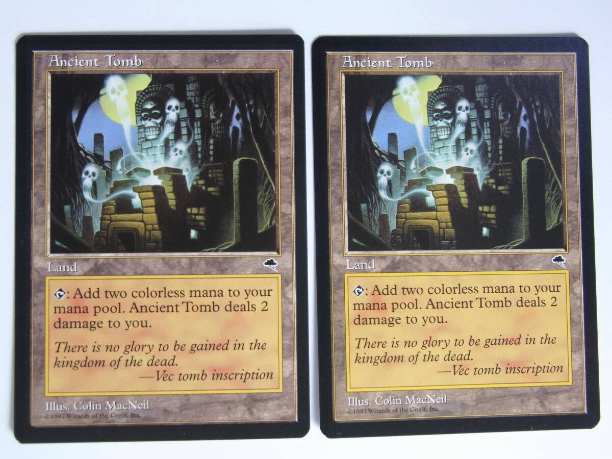 MTG 古えの墳墓/Ancient Tomb 日本語 2枚 MTG 古えの墳墓 /