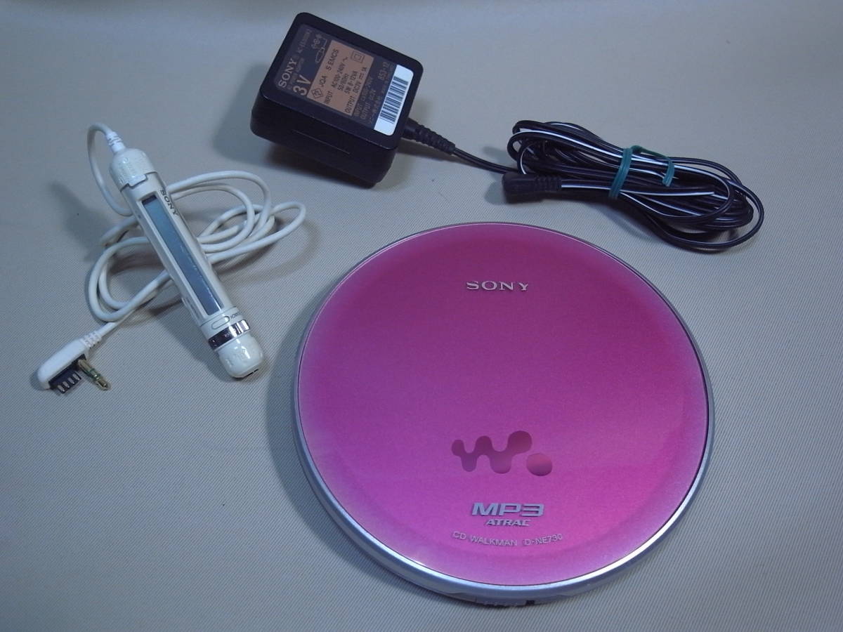 SONY D-NE730 CDウォークマン ソニー SONY CD WALKMAN D-NE730 ピンク