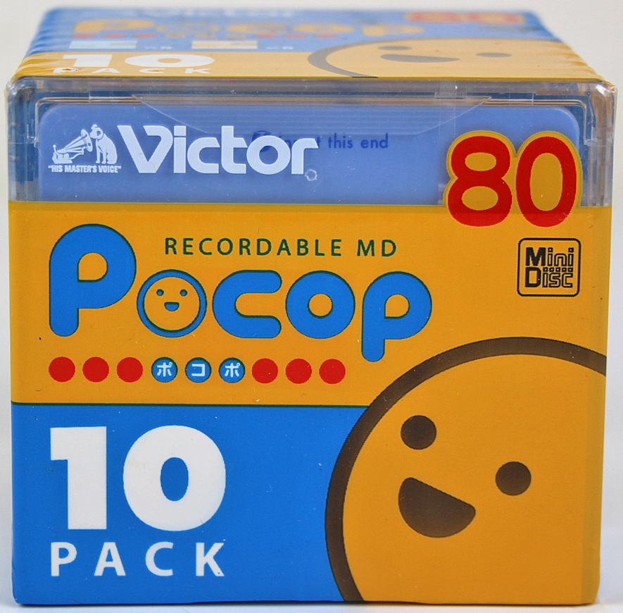 MDビクター80分10パック3個 新品未使用 MDビクター80分10パック3個