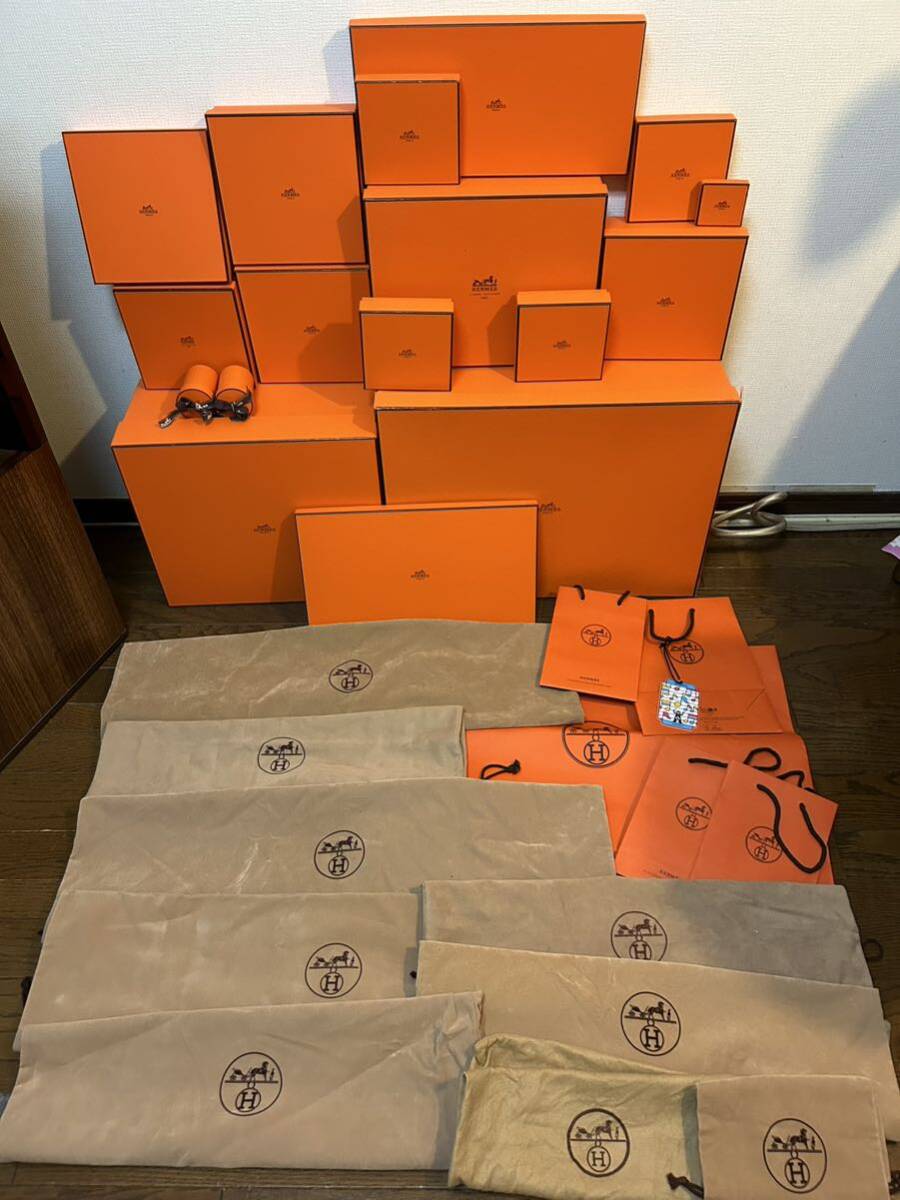 HERMES 空箱 バーキン25 ケリー25 オレンジボックス HERMES 空箱