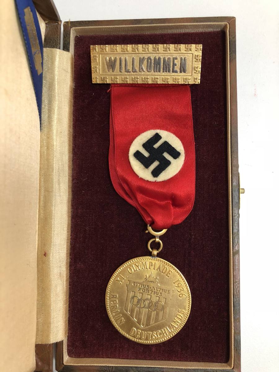 1936年 ナチス ドイツ KPM ベルリン オリンピック ベル 磁気 マイセン