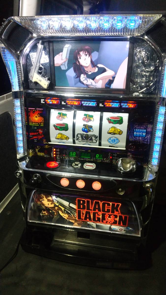 送料込み】初代 ブラックラグーン パチスロ 実機 初代ブラックラグーン