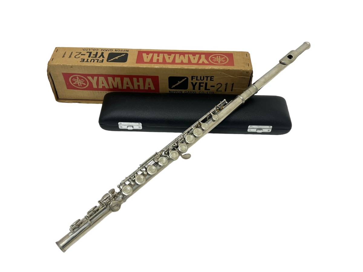 R-1】 Yamaha YFL211S フルート 専用ケース付き 5074-157