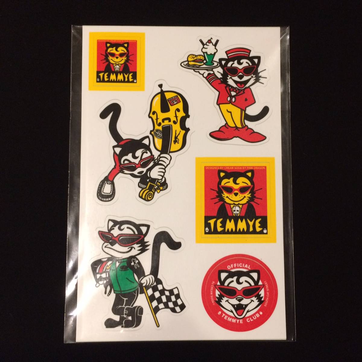 TEMMYE CREAM SODA プレート 丸型☆ブリキ☆看板☆プレート☆ティミー