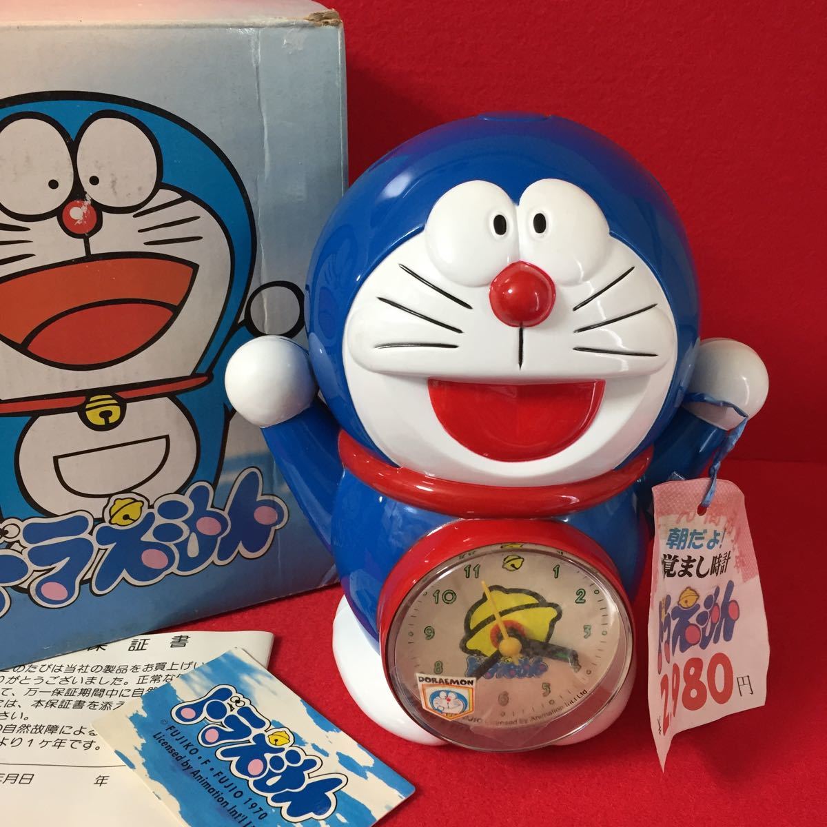 昭和レトロ ドラえもん 目覚まし時計 大山のぶ代 ドラえもん 目覚まし