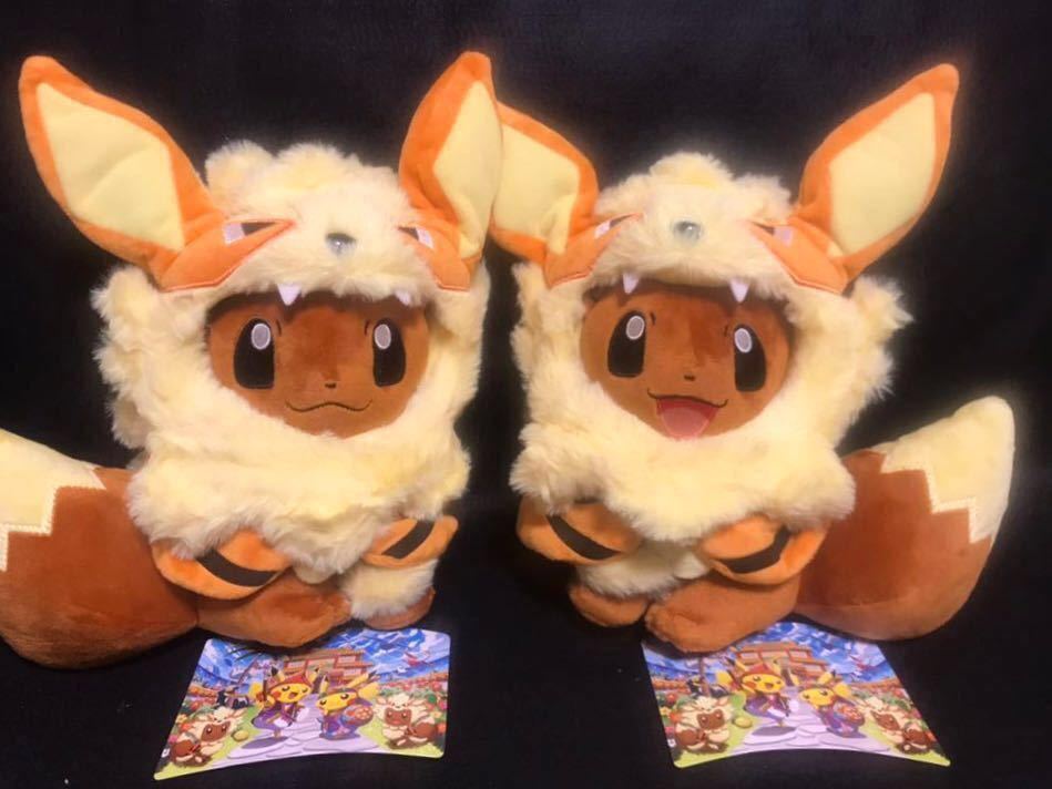 新品 沖縄限定 イーブイウインディポンチョ ぬいぐるみ ⚠︎訳あり