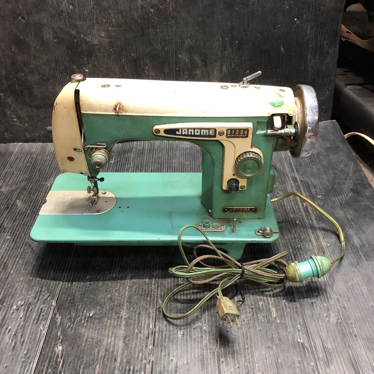 ジャノメ ミシン アンティーク 工業用ミシン ジャンク(ジャノメ)｜売買