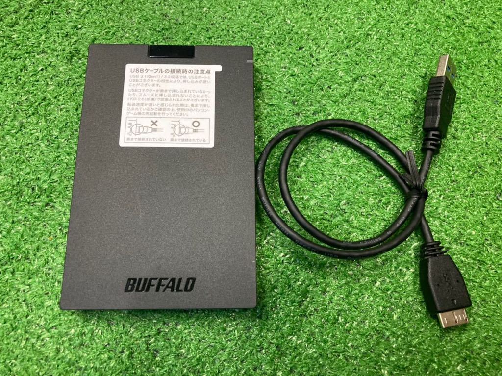 現状品 BUFFALO USB3.1Gen1 ストア ポータブルSSD 1TB 日本製 PS5/PS4