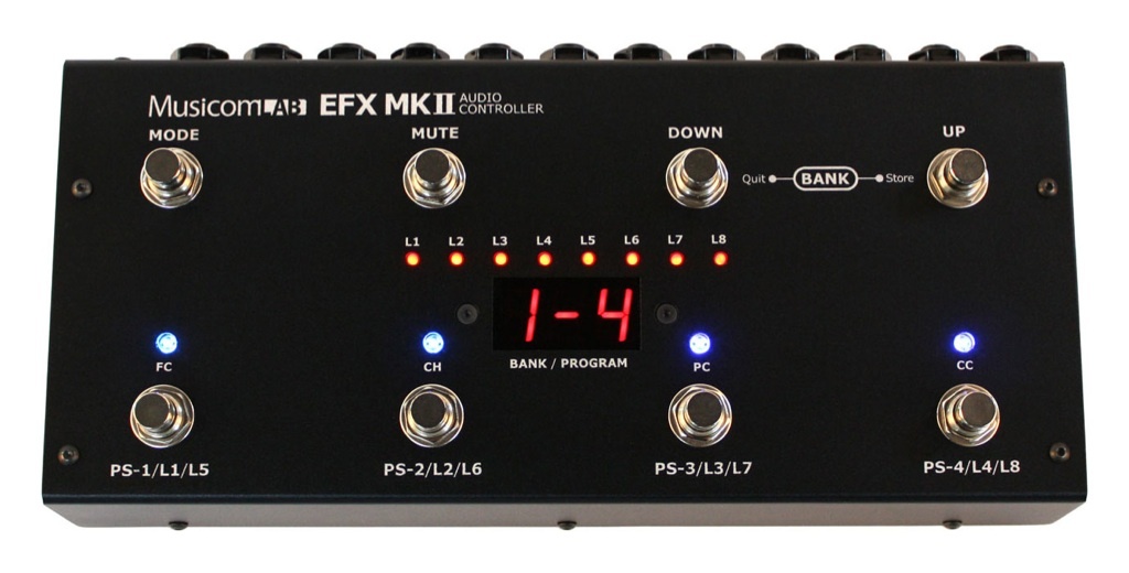 Musicom LAB EFX MK2 プログラマブルスイッチャー Musicom EFX MKII