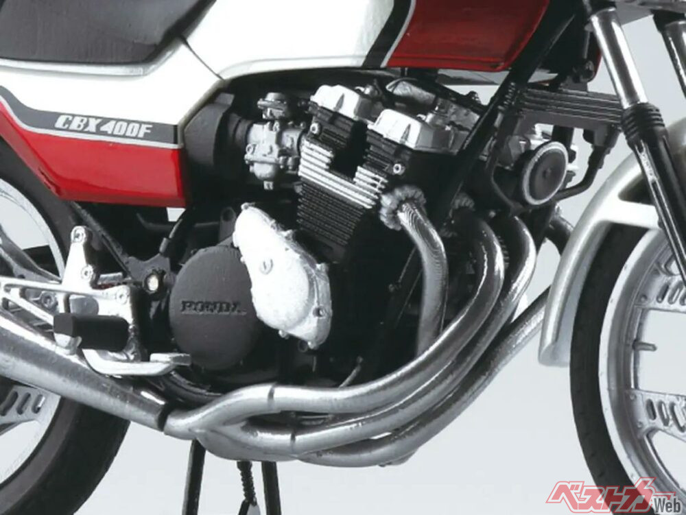 リアルな重量感の1/12サイズ「CBX400F」アオシマから2025年2月発売