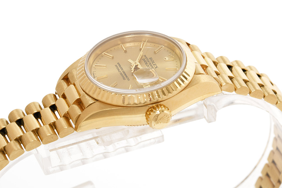 デイトジャスト 69178 YG シャンパン文字盤 R番 レディース 自動巻