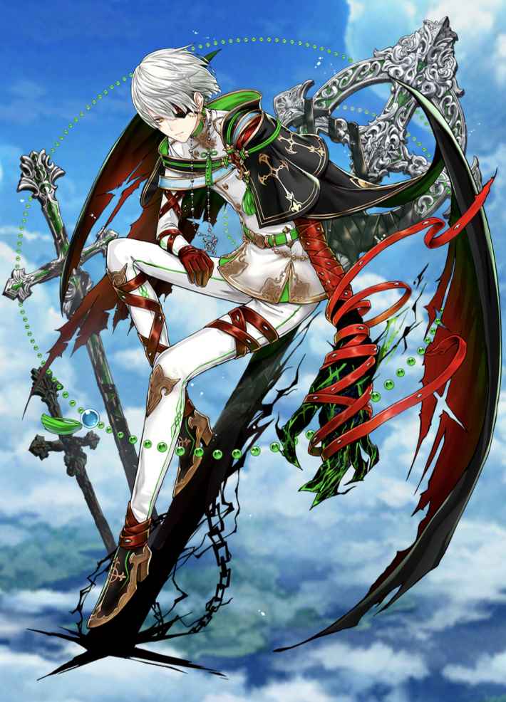 白猫プロジェクト ジュダ ホログラム缶バッジ ハロウィンver. アップ