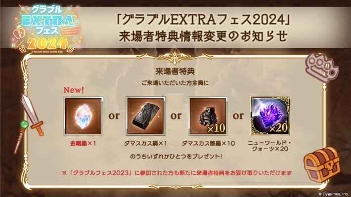 グラブル】『グラブルEXTRAフェス2024』開催情報/来場特典まとめ